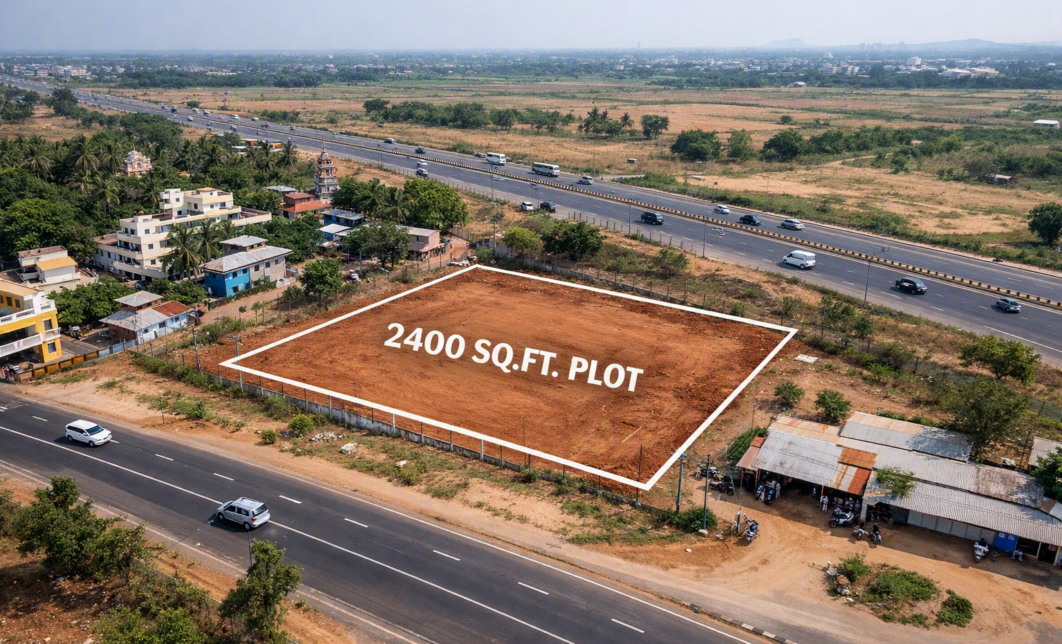 Villa Plot of 2400 Sq.ft for sale in 5 Km From Trichy International Airport, Trichy